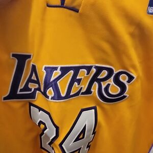 Adidas Gold and Purple NBA Jersey Kobe Bryant